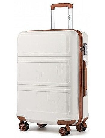 Valise cabine - rigide, abs, légère, 4 roulettes, serrure tsa - kono