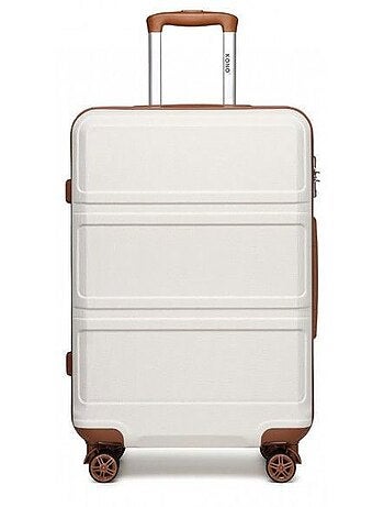 Valise cabine - rigide, abs, légère, 4 roulettes, serrure tsa - kono