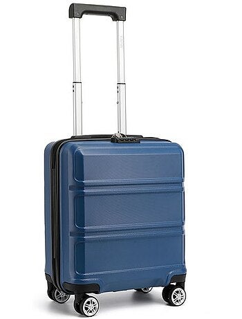 Valise cabine - rigide, abs, légère, 4 roulettes, serrure tsa - kono
