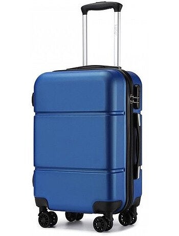 Valise cabine - rigide, abs, légère, 4 roulettes, serrure tsa - kono