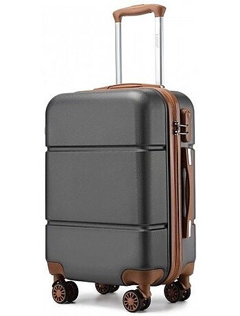 Valise cabine - rigide, abs, légère, 4 roulettes, serrure tsa - kono