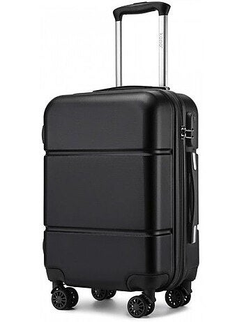 Valise cabine - rigide, abs, légère, 4 roulettes, serrure tsa - kono