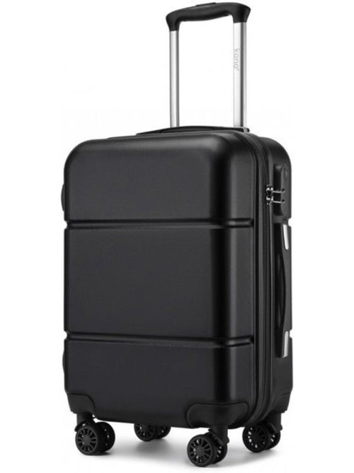 Valise cabine - rigide, abs, légère, 4 roulettes, serrure tsa - kono - Kiabi Valise cabine - rigide, abs, légère, 4 roulettes, serrure tsa - kono - Kiabi
