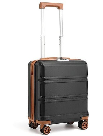 Valise cabine - rigide, abs, légère, 4 roulettes, serrure tsa - kono