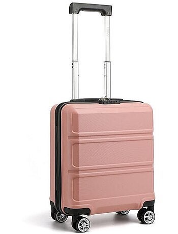 Valise cabine - rigide, abs, légère, 4 roulettes, serrure tsa - kono