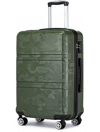 Valise cabine - rigide, abs, légère, 4 roulettes, serrure tsa - kono