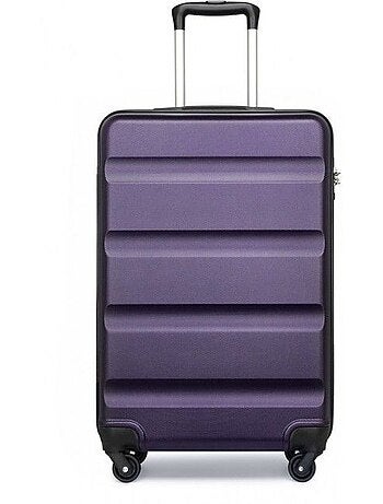 Valise cabine - rigide, abs, légère, 4 roulettes, serrure tsa - kono
