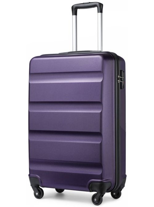 Valise cabine - rigide, abs, légère, 4 roulettes, serrure tsa - kono - Kiabi Valise cabine - rigide, abs, légère, 4 roulettes, serrure tsa - kono - Kiabi