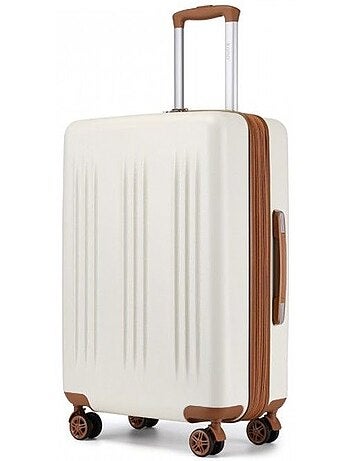Valise cabine - rigide, abs + polycarbonate, légère, 4 roulettes - kono