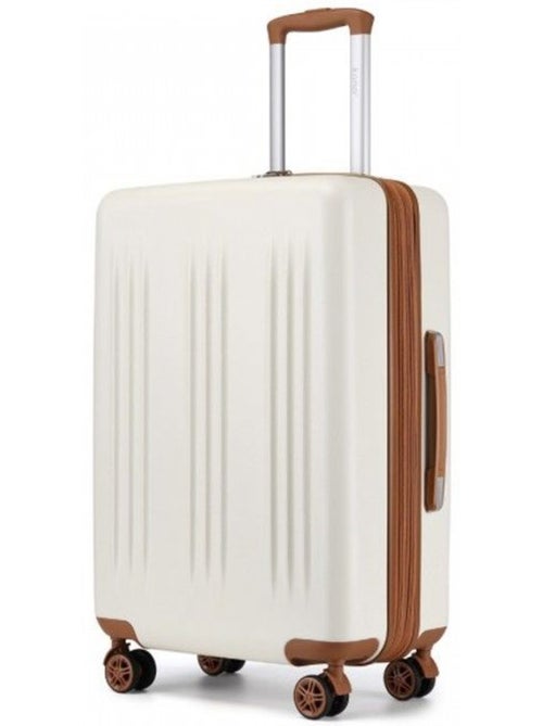 Valise cabine - rigide, abs + polycarbonate, légère, 4 roulettes - kono - Kiabi Valise cabine - rigide, abs + polycarbonate, légère, 4 roulettes - kono - Kiabi