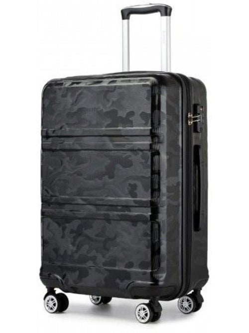 Valise cabine - rigide, abs + polycarbonate, légère, 4 roulettes - kono - Kiabi Valise cabine - rigide, abs + polycarbonate, légère, 4 roulettes - kono - Kiabi