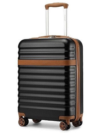 Valise cabine - rigide, abs + polycarbonate, légère, 4 roulettes - kono