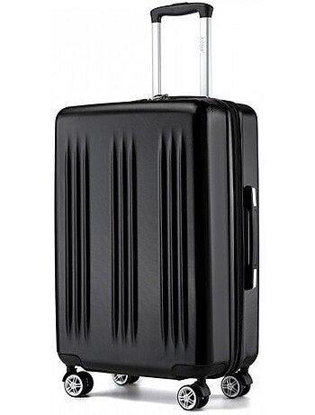 Valise cabine - rigide, abs + polycarbonate, légère, 4 roulettes - kono