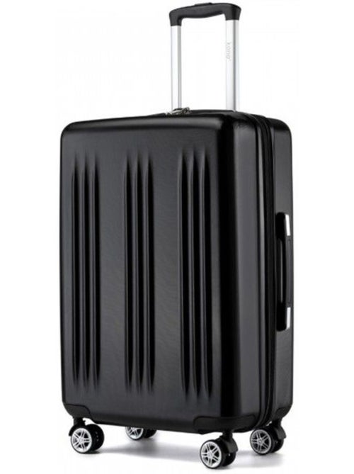 Valise cabine - rigide, abs + polycarbonate, légère, 4 roulettes - kono - Kiabi Valise cabine - rigide, abs + polycarbonate, légère, 4 roulettes - kono - Kiabi
