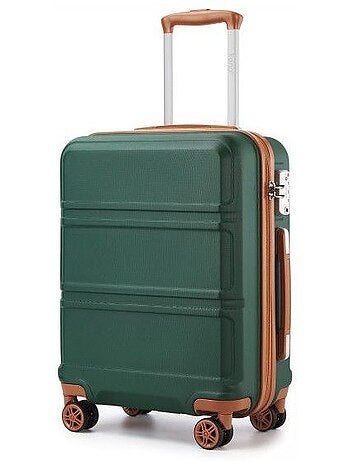 Valise cabine - rigide, abs + polycarbonate, légère, 4 roulettes - kono