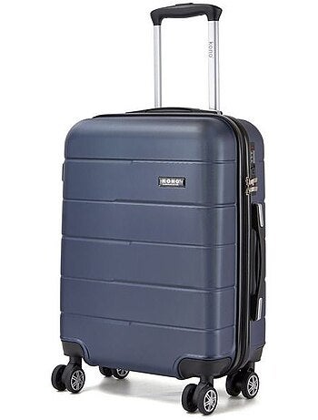 Valise cabine - rigide, polycarbonate, légère, 4 roulettes - kono