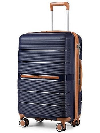 Valise cabine - rigide, polypropylène, légère - british traveller