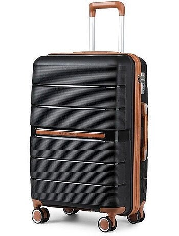 Valise cabine - rigide, polypropylène, légère - british traveller
