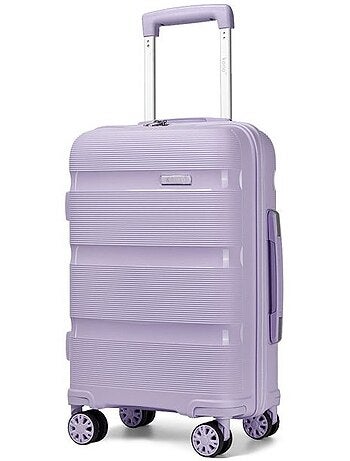Valise cabine - rigide, polypropylène, légère, 4 roulettes - kono