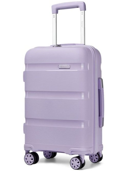 Valise cabine - rigide, polypropylène, légère, 4 roulettes - kono - Kiabi