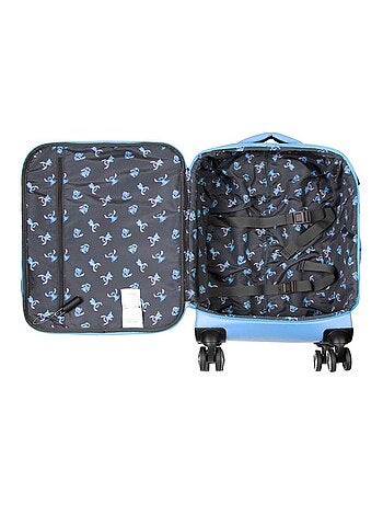 Valise Cabine 4 Roues - Disney Lilo et Stitch Face - Bleu - Taille Unique