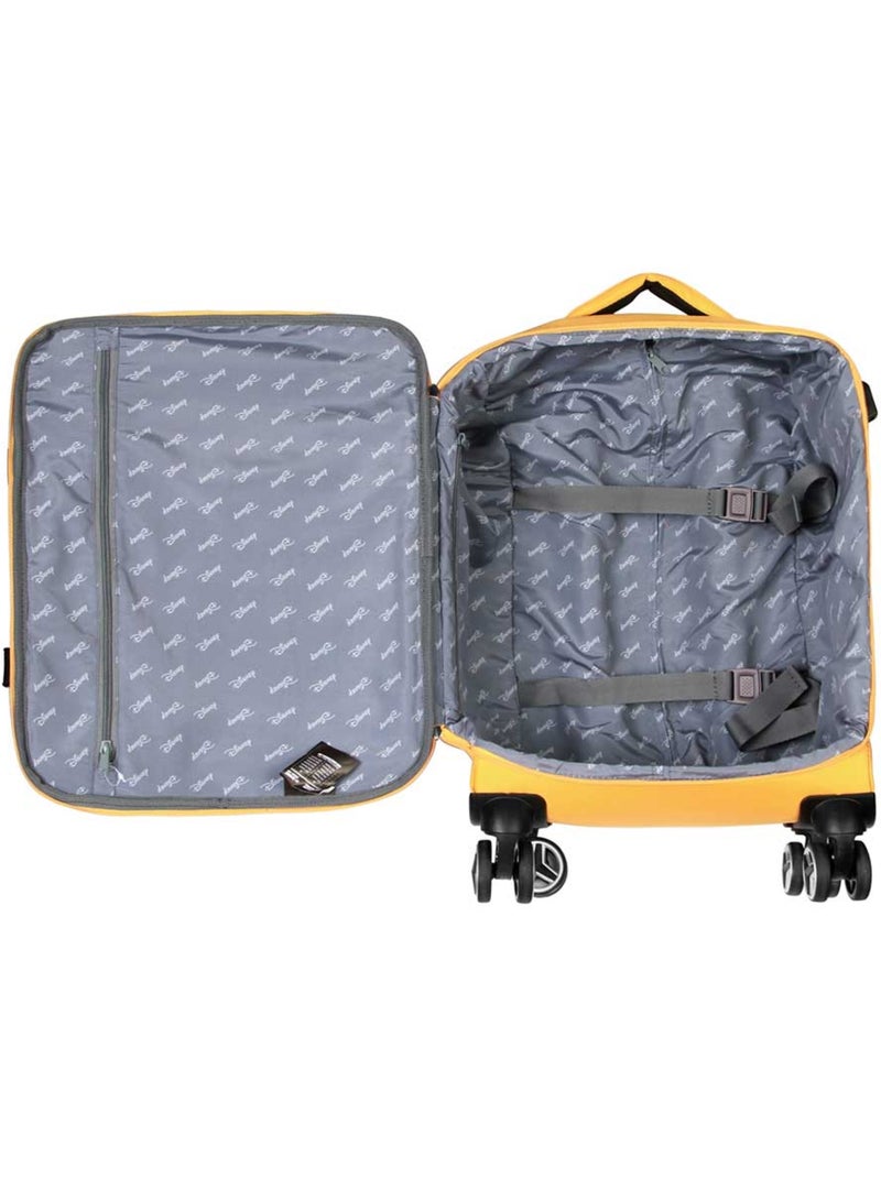 Valise Cabine 4 Roues - Disney Roi Lion Face - Jaune - Taille Unique Jaune - Kiabi