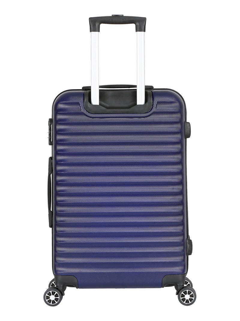 Valise Cabine 4 roues 55cm ABS - Classiq - Trolley ADC Bleu marine - Kiabi