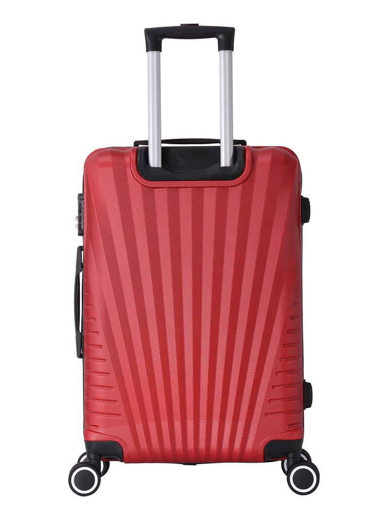 Valise Cabine 4 roues 55cm ABS - Elegance - Trolley ADC Bordeaux - Kiabi