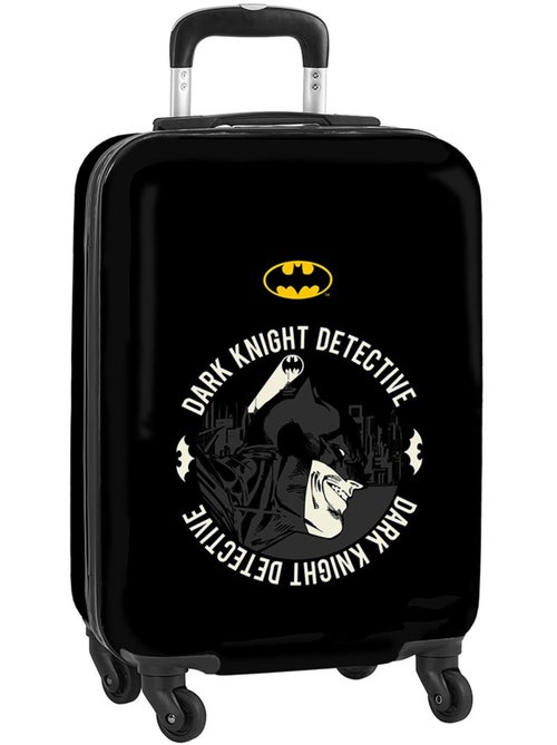 Valise Cabine 4 Roues Batman Detective 50 CM - Coque rigide brillante - Kiabi