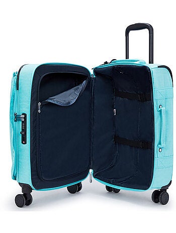 Valise Cabine 4 Roues Kipling Spontaneous S Deepest Aqua 53 CM - Cadenas TSA intégré