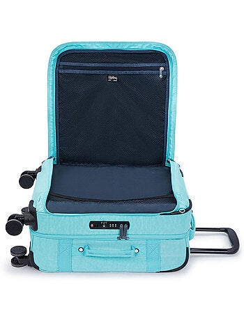 Valise Cabine 4 Roues Kipling Spontaneous S Deepest Aqua 53 CM - Cadenas TSA intégré
