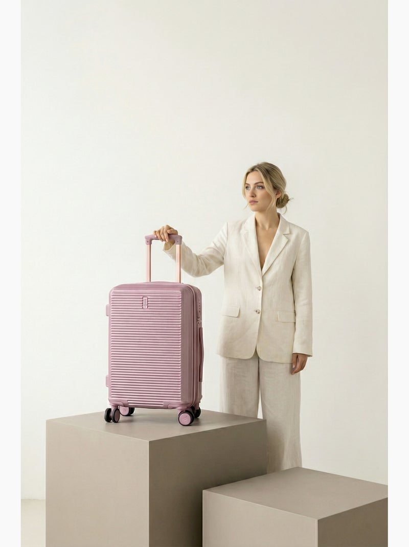 Valise Cabine 55 cm | Cadenas TSA | Bagage Cabine avec 4 Roues | CELIMS France Rose - Kiabi