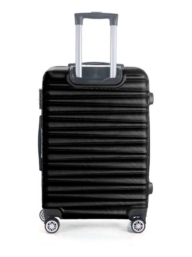 Valise Cabine 55cm 4 double roues rigide - Palma - SuperFly Noir - Kiabi