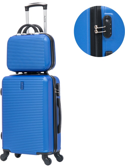 Valise Cabine 55x35x25cm avec Vanity | Modèle Weekend | CELIMS France - Kiabi