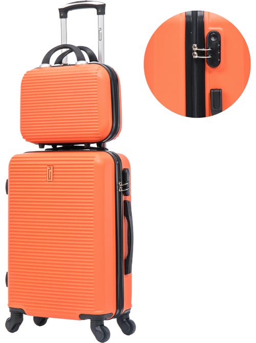 Valise Cabine 55x35x25cm avec Vanity | Modèle Weekend | CELIMS France - Kiabi Valise Cabine 55x35x25cm avec Vanity | Modèle Weekend | CELIMS France - Kiabi