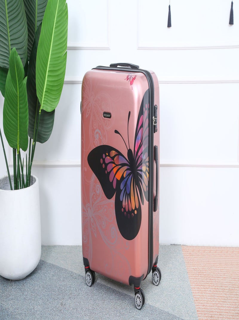 Valise Cabine 55x35x25cm avec Vanity | Valise Polycarbonate | Cadenas TSA | CELIMS France Rose - Kiabi