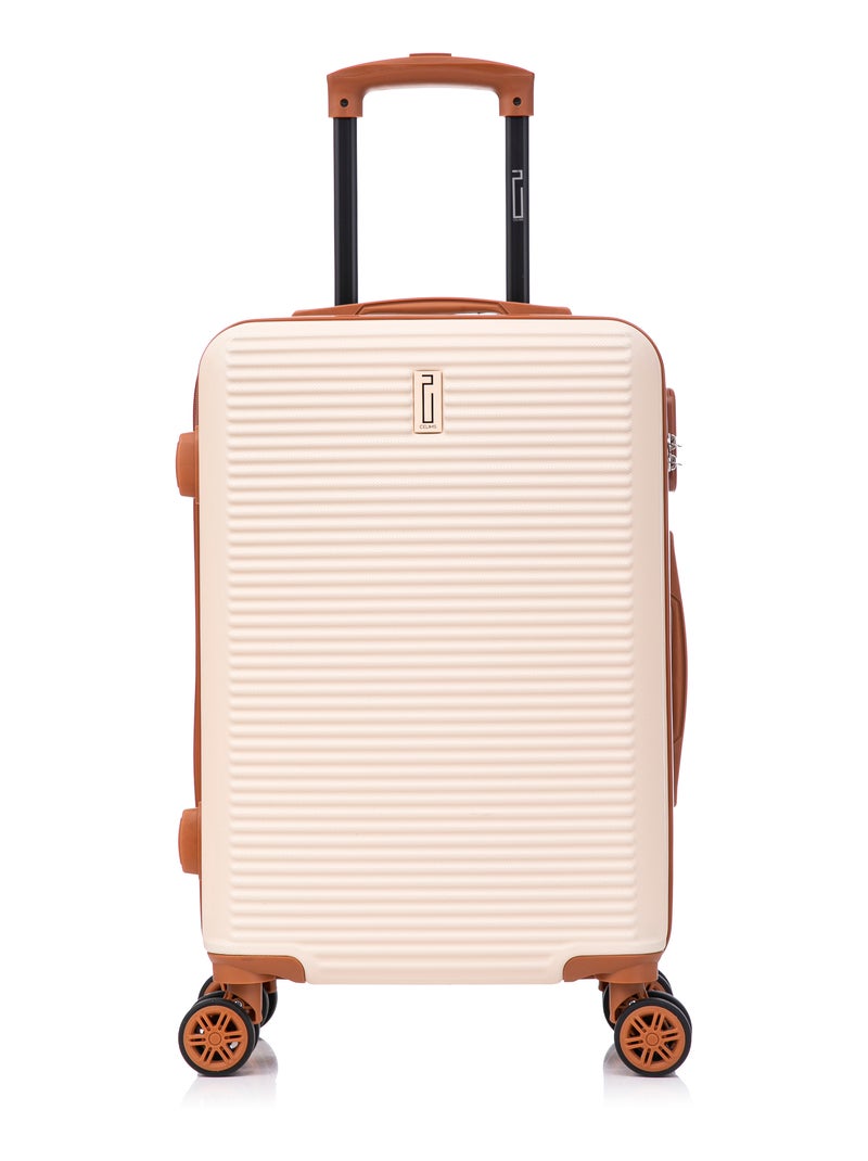 Valise Cabine 55x35x25cm | Modèle Weekend | CELIMS France Crème - Kiabi