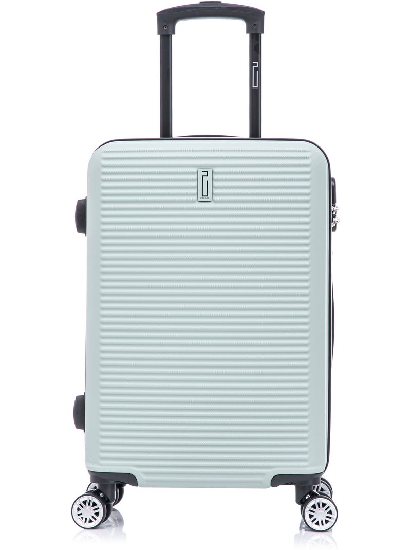 Valise Cabine 55x35x25cm | Modèle Weekend | CELIMS France Vert d'eau - Kiabi