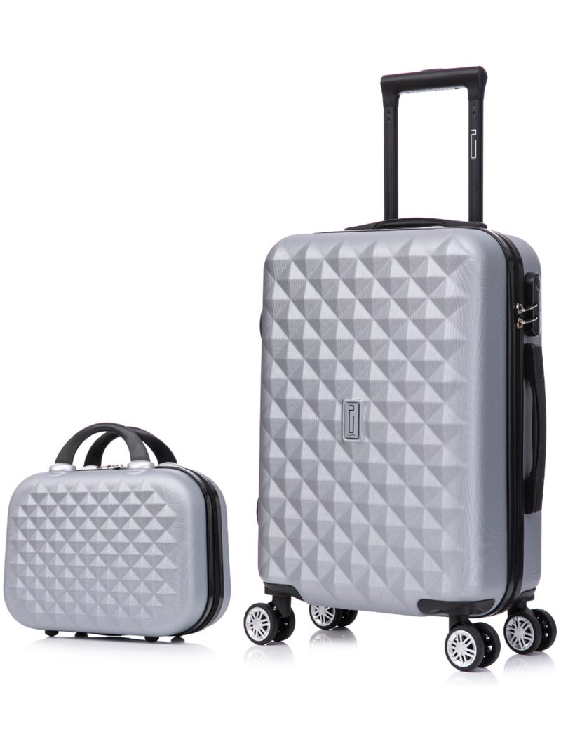 Valise Cabine 55x36x20cm avec Vanity | Serrure Intégrée | CELIMS France Gris - Kiabi