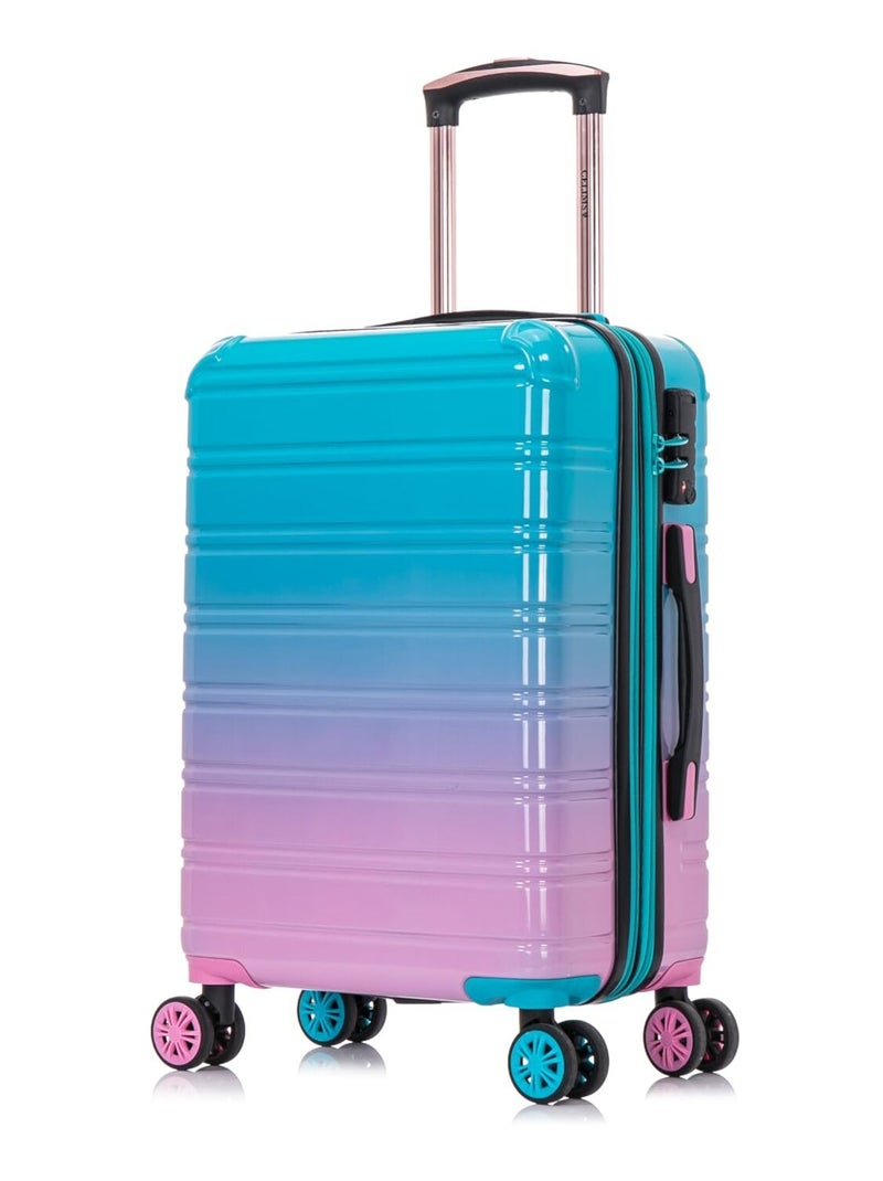 Valise Cabine 55x36x22cm en Polycarbonate | Cadenas TSA | CELIMS France Turquoise - Kiabi