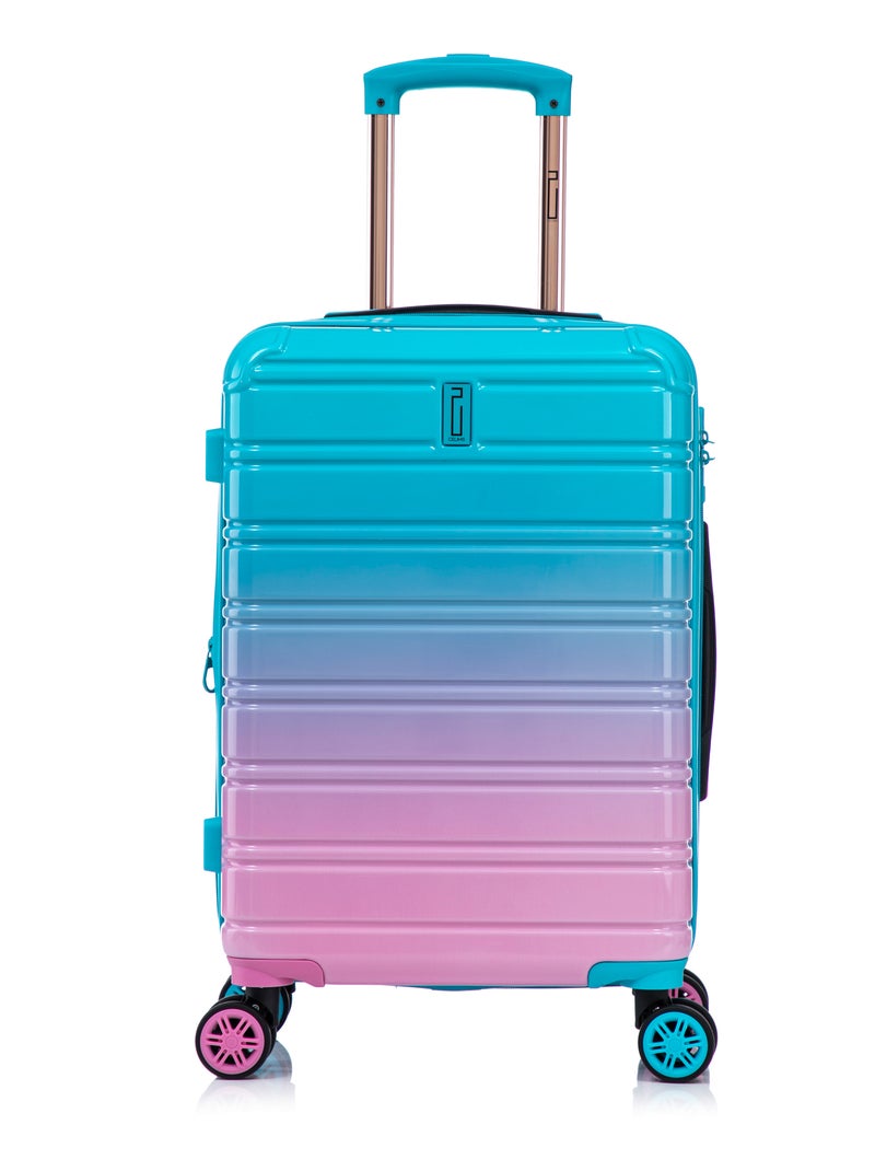 Valise Cabine 55x36x22cm en Polycarbonate | Cadenas TSA | CELIMS France Turquoise - Kiabi
