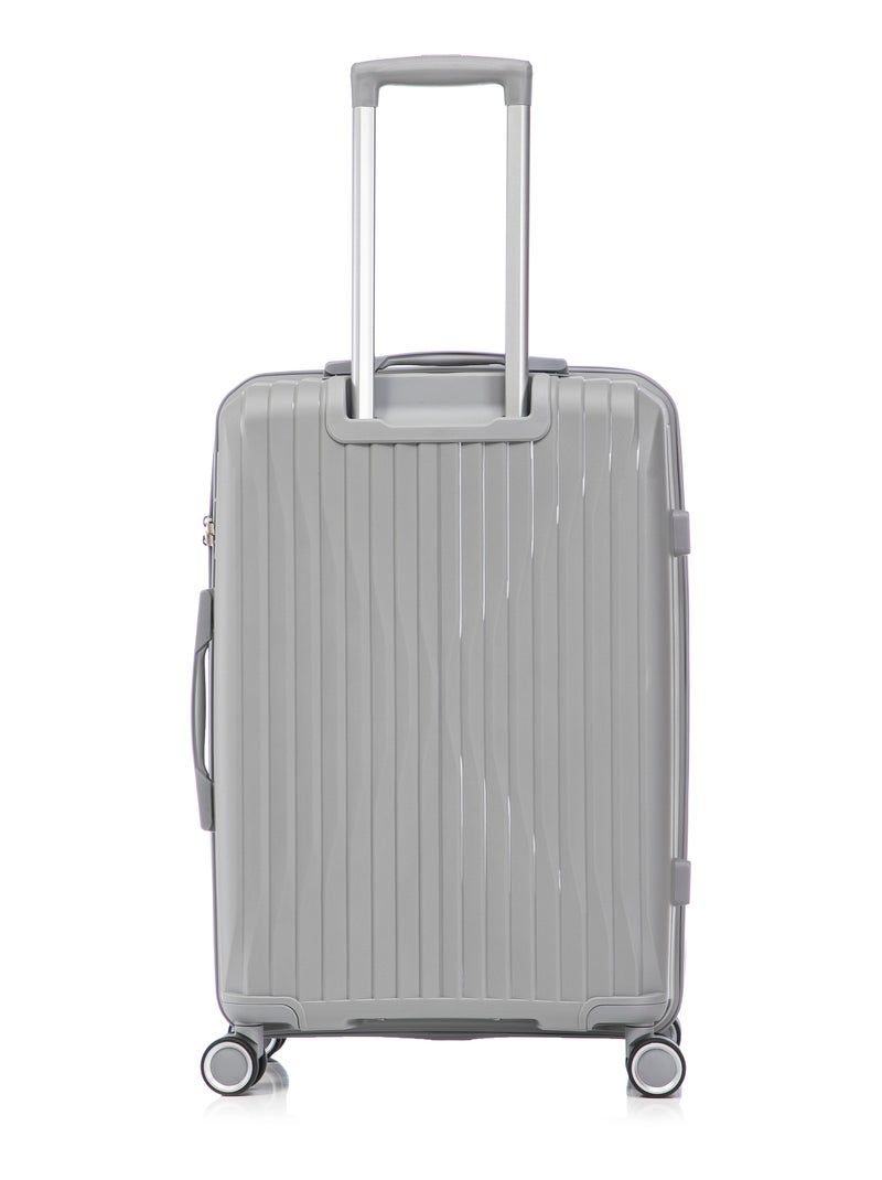 Valise Cabine 55x36x26cm en Polypropylène | Serrure TSA | CELIMS France Gris - Kiabi