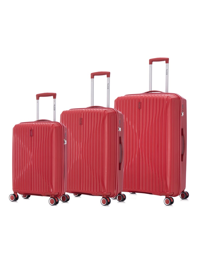 Valise Cabine 55x36x26cm en Polypropylène | Serrure TSA | CELIMS France Rose - Kiabi