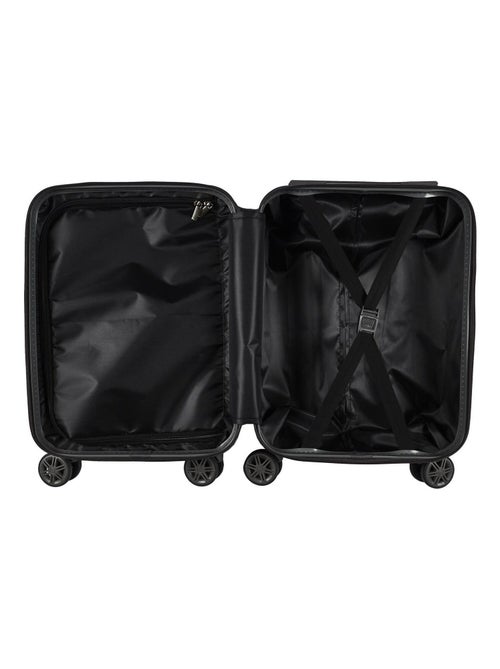 Valise cabine à motif carte du monde - Kiabi