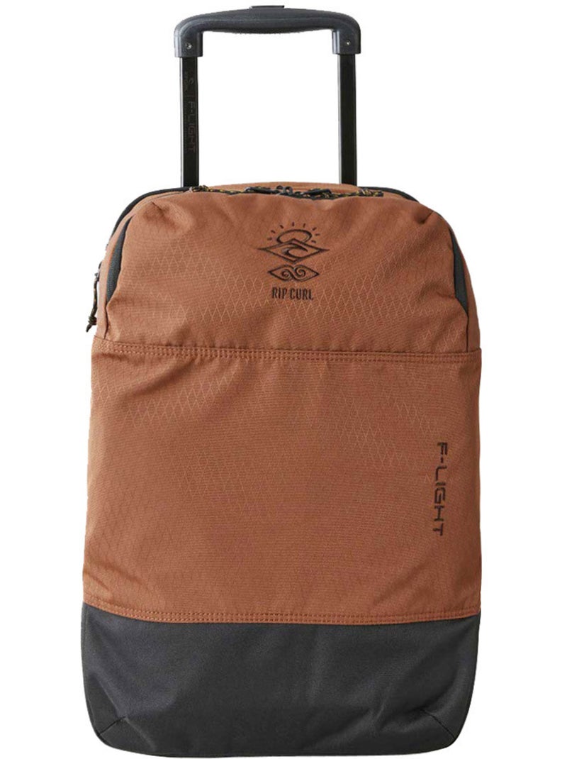 Valise Cabine à Roulettes Rip Curl F-Light 47 CM - Compartiment dédié pour ordinateur Marron - Kiabi