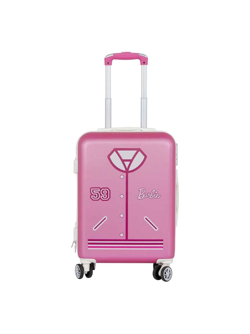 Valise Cabine ABS 4 Roues - Barbie Varsity - Rose - Taille Unique Rose - Kiabi