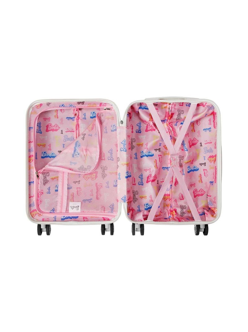 Valise Cabine ABS 4 Roues - Barbie Varsity - Rose - Taille Unique Rose - Kiabi
