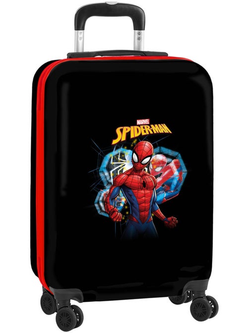 Valise Cabine avec 4 Roues Spiderman Marvel 50 CM - Coque rigide et fermeture sécurisée - Kiabi