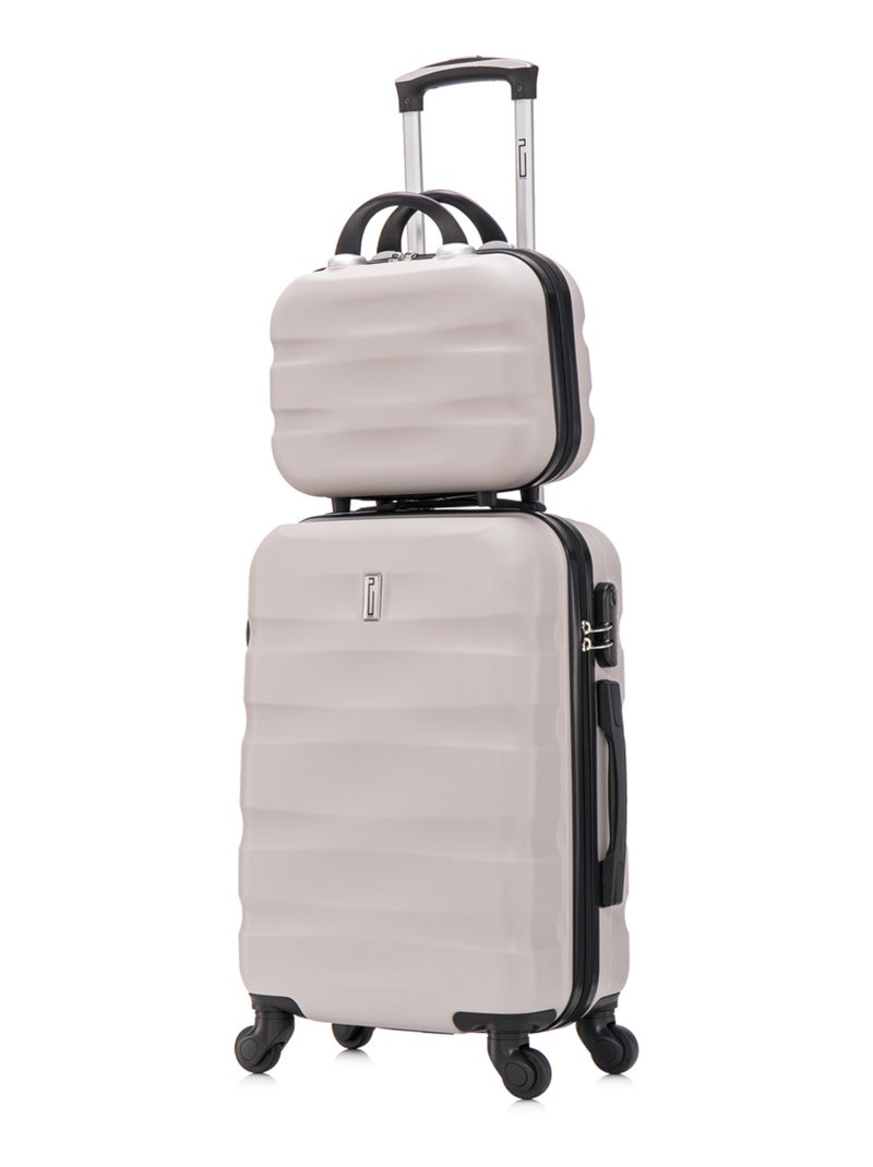 Valise Cabine avec Vanity 55x36x22 | Serrure Intégrée | CELIMS France Gris - Kiabi