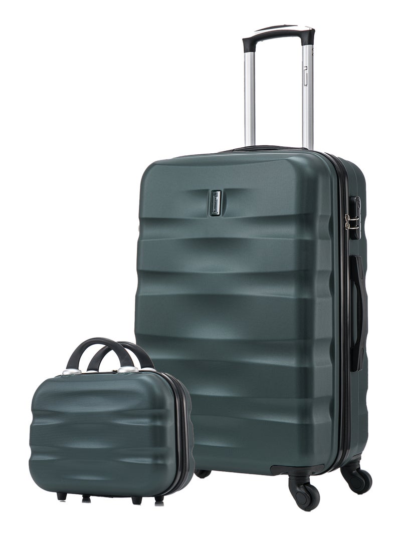 Valise Cabine avec Vanity 55x36x22 | Serrure Intégrée | CELIMS France Vert - Kiabi